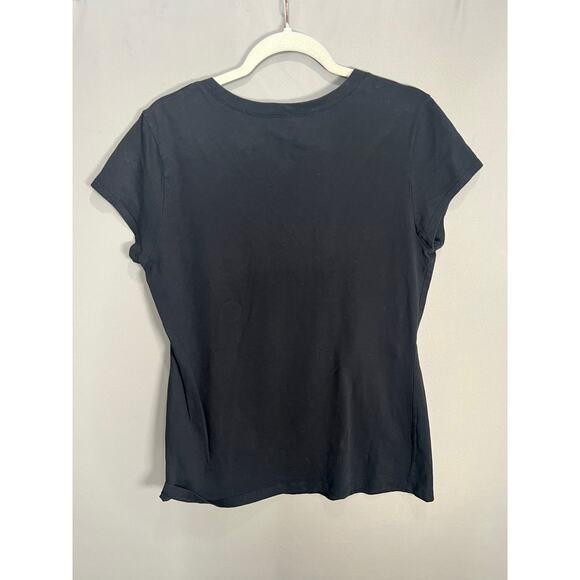 Happy Bunny "I'm Cute You're Not" Black T Shirt Jim Benton Juniors XL Y2K Fairy - Picture 2 of 11